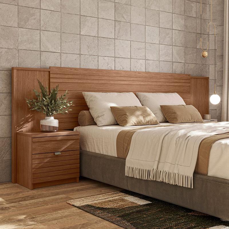 Cabeceira Casal/Queen com 4 Gavetas Democrata Santos Andirá